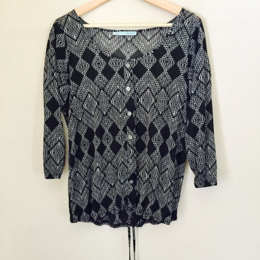 Maurices Pattern Button Down Shirt